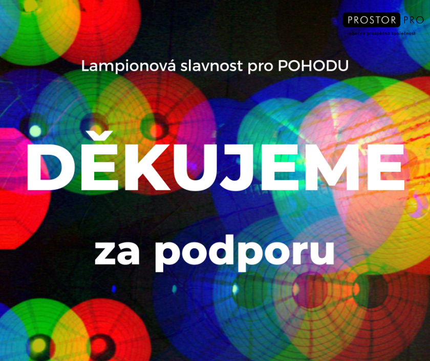 Lampionová slavnost pomohla Rodinnému centru POHODA